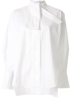 Palmer//Harding поплиновая рубашка с завязками на воротнике