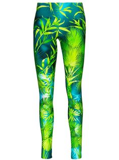 Versace легинсы с принтом