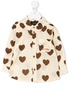 Mini Rodini рубашка Hearts