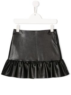 Philosophy Di Lorenzo Serafini Kids юбка из искусственной кожи с оборками