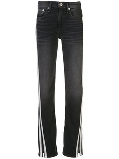 Rag & Bone /Jean джинсы средней посадки с разрезами