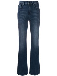 7 For All Mankind расклешенные джинсы Lisha с завышенной талией