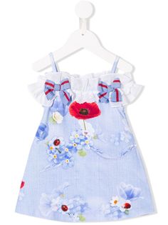 Lapin House расклешенное платье с цветочным принтом