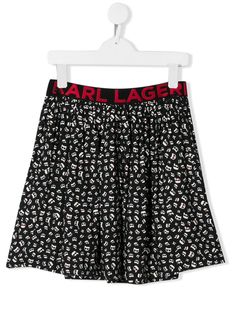 Karl Lagerfeld Kids юбка А-силуэта