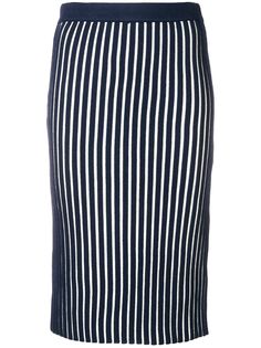 Victoria Victoria Beckham юбка-карандаш в полоску