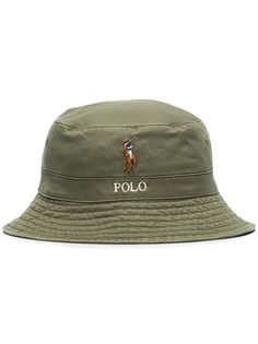 Polo Ralph Lauren панама с вышитым логотипом