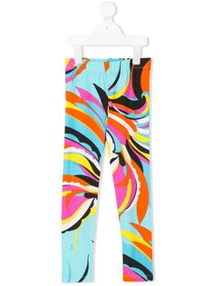 Emilio Pucci Junior брюки с абстрактным принтом