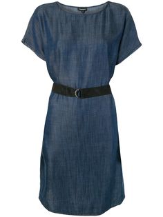 Emporio Armani джинсовое платье с поясом