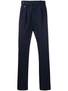 Lardini брюки строгого кроя с поясом
