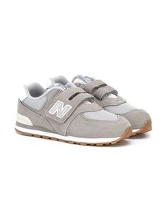 New Balance Kids кроссовки на липучках с логотипом