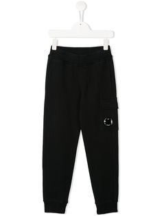 C.P. Company Kids спортивные брюки с карманами и логотипом