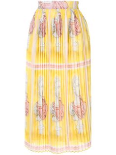 Tata Naka плиссированная юбка с принтом