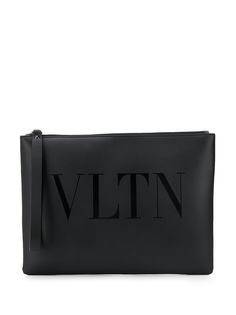 Valentino клатч Valentino Garavani с логотипом VLTN