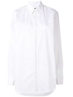 MM6 Maison Margiela рубашка с графичным принтом