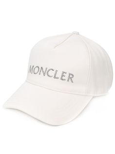 Moncler бейсбольная кепка с вышитым логотипом