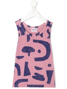 Bobo Choses туника с абстрактным принтом