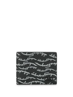 Salvatore Ferragamo logo-print wallet