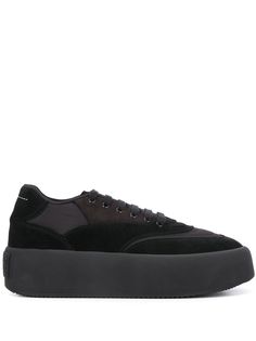 MM6 Maison Margiela кроссовки на платформе со вставками