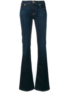 7 For All Mankind слегка расклешенные джинсы