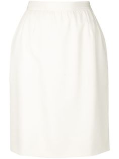 Yves Saint Laurent Pre-Owned юбка прямого кроя