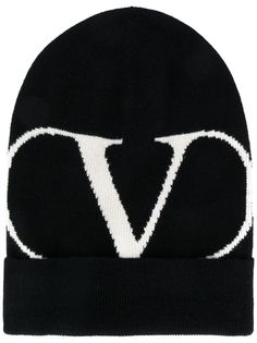 Valentino шапка бини с логотипом VLTN