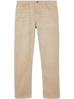Burberry джинсы прямого кроя