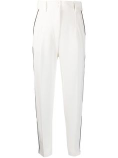 Nº21 укороченные брюки с кантом