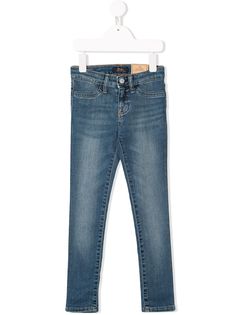 Ralph Lauren Kids джинсы кроя слим с выцветшим эффектом