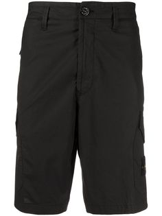 Stone Island шорты с нашивкой-логотипом