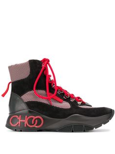 Jimmy Choo высокие кроссовки Inca/F на шнуровке