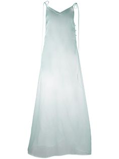 Alanui полупрозрачное платье из тюля