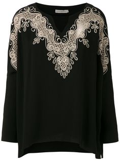 Martha Medeiros кружевная блузка Kimora