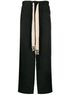 Loewe спортивные брюки широкого кроя с поясом