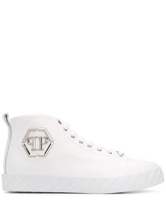 Philipp Plein высокие кеды с логотипом