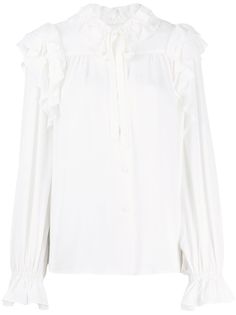 MSGM блузка с оборками