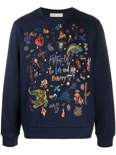 Etro толстовка с принтом Faithful to Love and Beauty