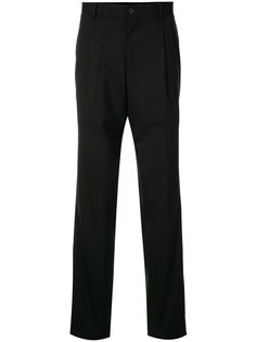 Kent & Curwen брюки строгого кроя со складками