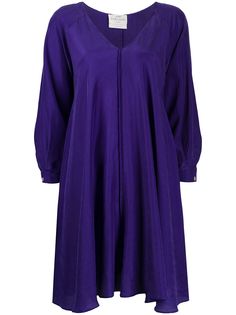 Forte Forte платье с укороченными рукавами и V-образным вырезом