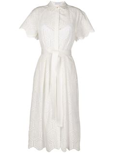 Rebecca Vallance платье-рубашка Savannah с английской вышивкой