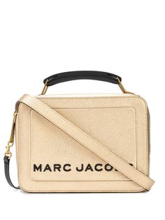 Marc Jacobs фактурная сумка с эффектом металлик