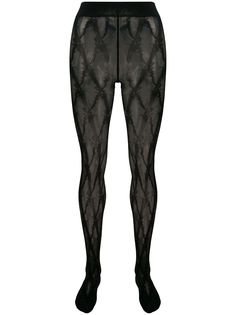 Versace колготки с узором Barocco