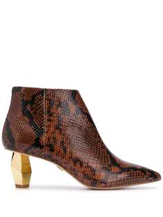 Kurt Geiger London ботильоны со змеиным узором