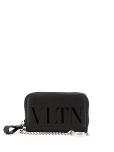 Valentino картхолдер Valentino Garavani с логотипом VLTN и цепочкой
