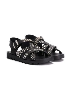 Dsquared2 Kids сандалии с ремешками и заклепками