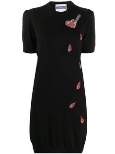 Moschino трикотажное платье