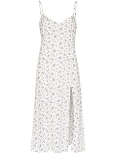 Reformation платье-комбинация Gracie длины миди