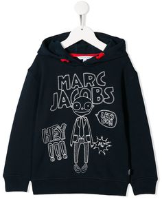Little Marc Jacobs худи с вышитым логотипом