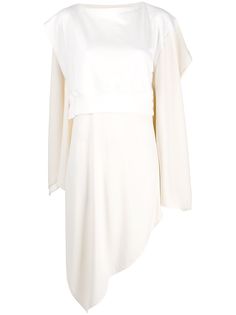 Mm6 Maison Margiela платье миди асимметричного кроя