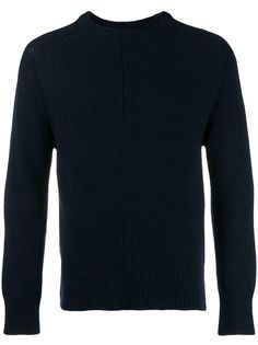 Thom Browne пуловер с полосками вязки интарсия и круглым вырезом