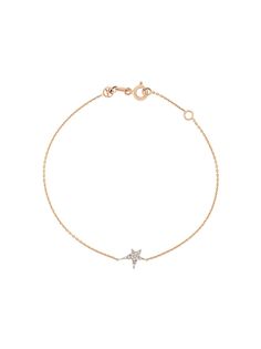 Kismet By Milka 14kt rose gold Struck Star diamond bracelet
